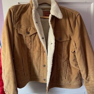 Levi’s Tan Corduroy Women’s XL coat